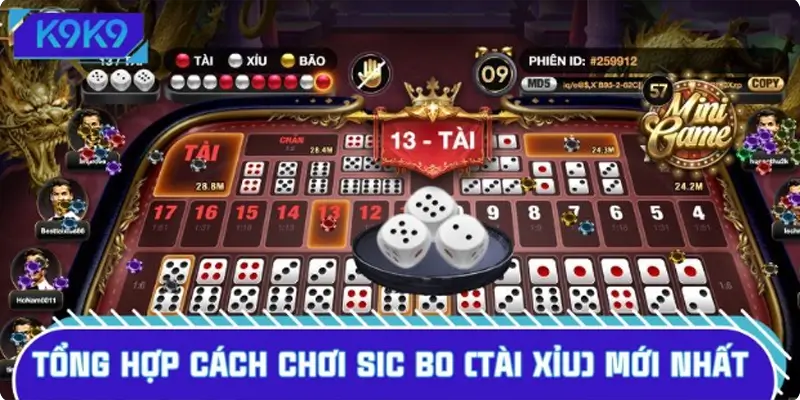 Tổng hợp cách chơi Sic bo (tài xỉu) mới nhất
